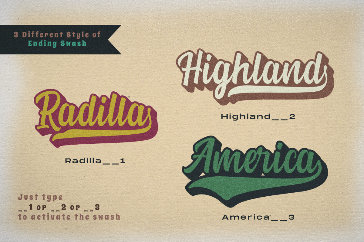 Summer Fruits - Layered Font preview 3