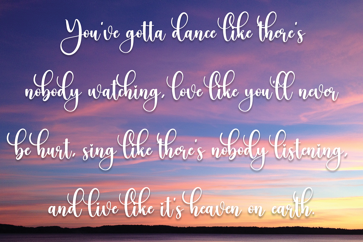 Anyone | Script Font, a Script Font by Scratchones (Photo 7 of 8)