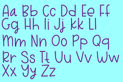 Ocean Blue, a Serif Font by Carrtoonz (Thumbnail 4 of 5)