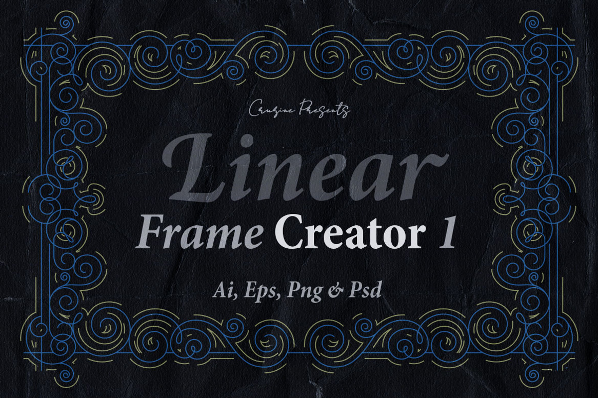 Line Frame Creator 1, a Graphic by Cruzine | Creative Market