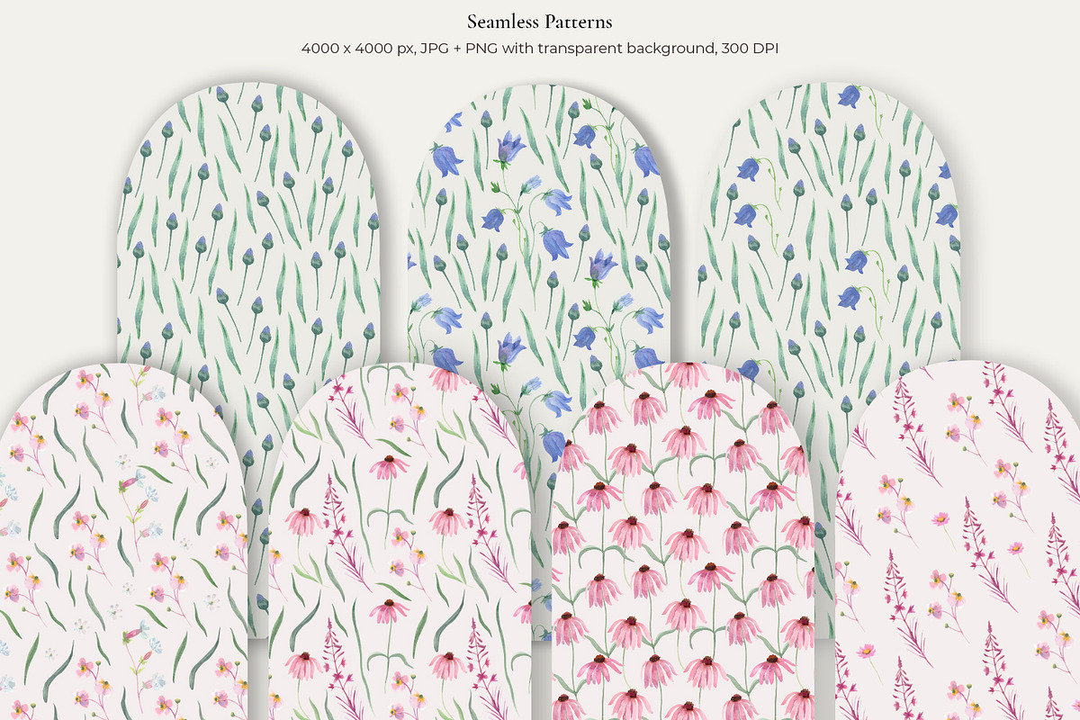 Wildflower Watercolor Collection, a Decorative Illustration by Anna Druzhkova (Photo 9 of 23)