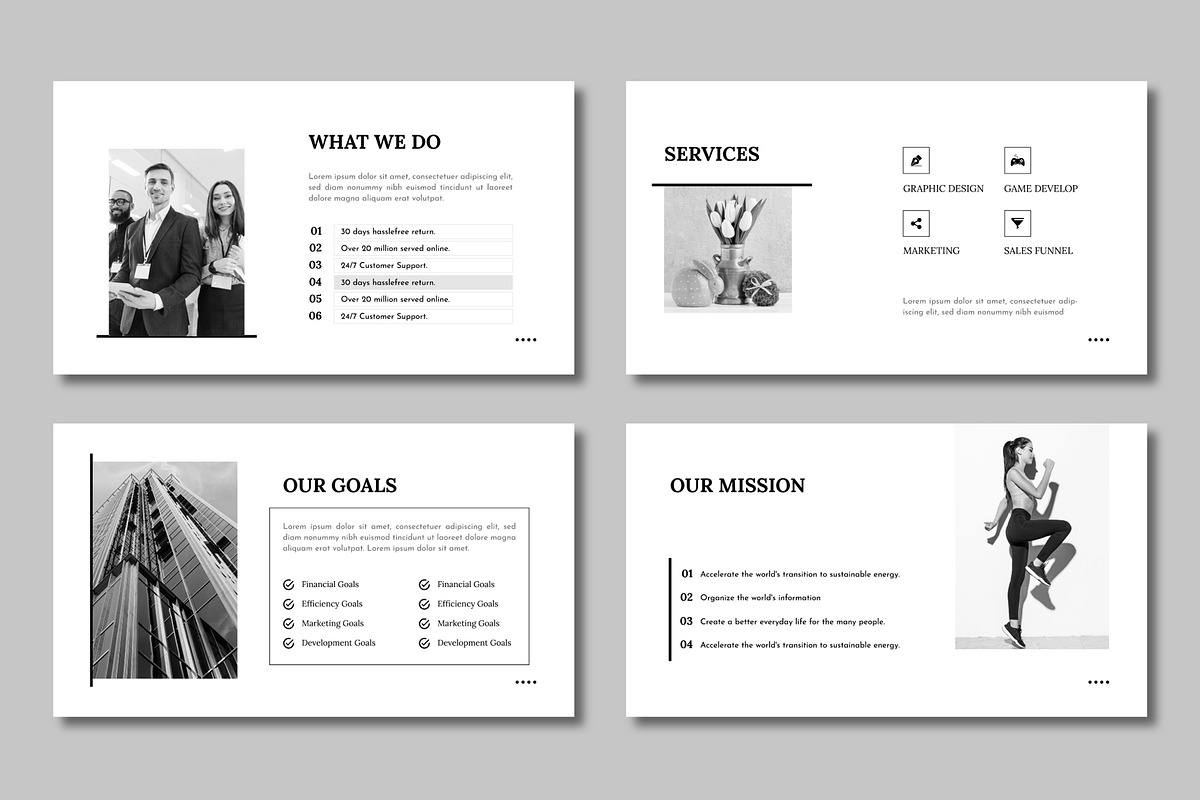 Minimal PowerPoint Presentation ppt, a Presentation Template by Mighty-Slide (Photo 3 of 6)
