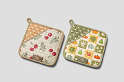 Modern Oven Mitts Mockup, an Advertising Mockup by bimockup (Thumbnail 3 of 6)