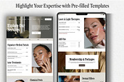 Beauty and Skincare Website Design, a Squarespace Template by HAYAG Creatives (Thumbnail 3 of 8)