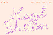 CS Debora Dashed, a Script Font by Craft Supply Co. (Thumbnail 2 of 8)