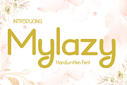 Mylazy | Handwriting Display, a Sans Serif Font by twinstd (Thumbnail 1 of 10)