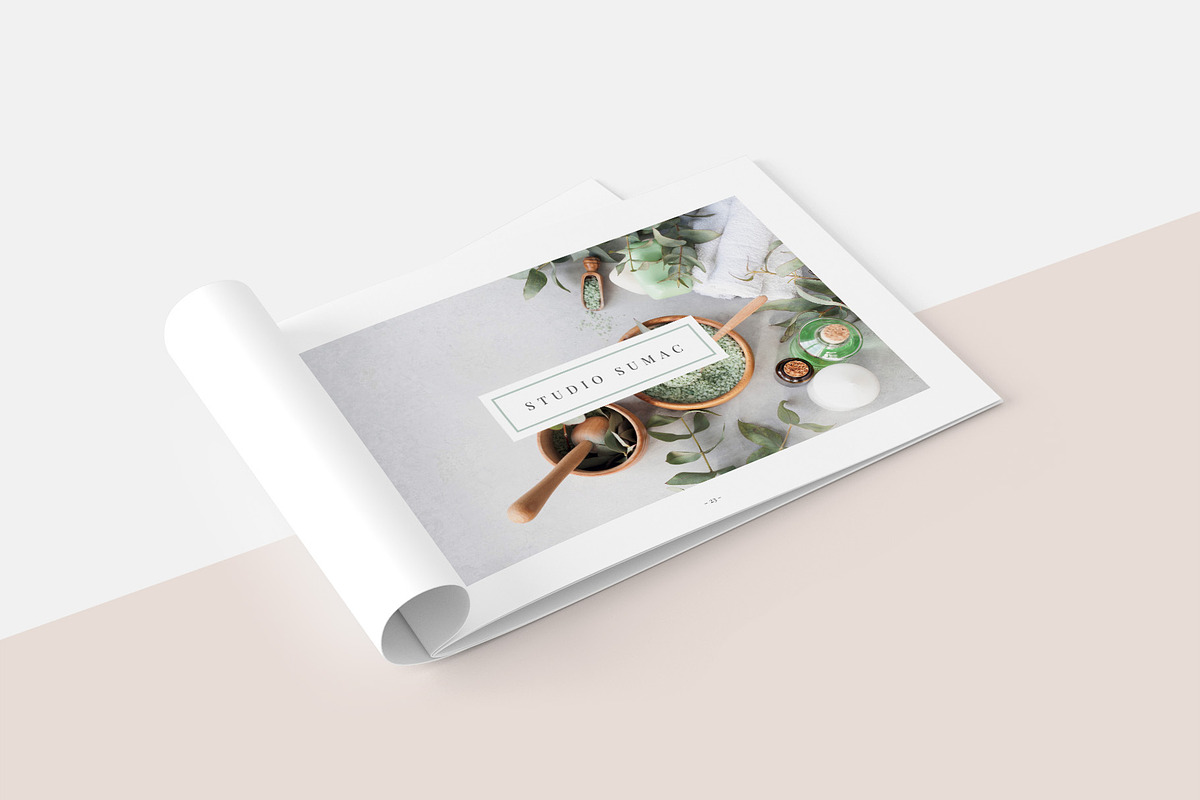 Ginkgo Brochure Template, a Brochure Template by Studio Sumac (Photo 4 of 5)