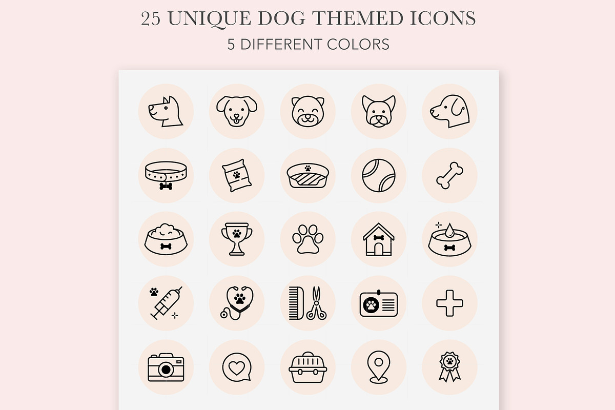 Dog Themed Instagram Cover Icons, an Icon by Oh so Lively (Photo 5 of 9)