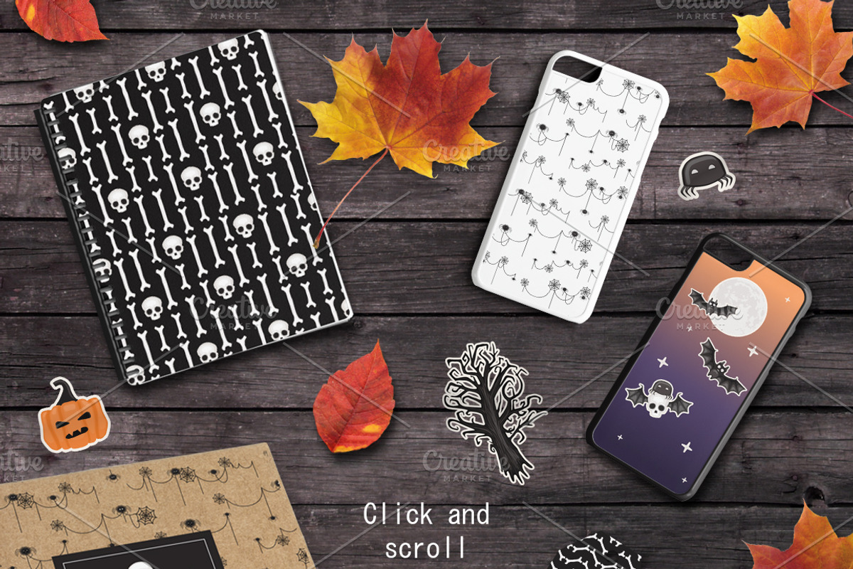 Happy Halloween! Design KIT, a Decorative Illustration by Jukari_sun (Photo 7 of 7)
