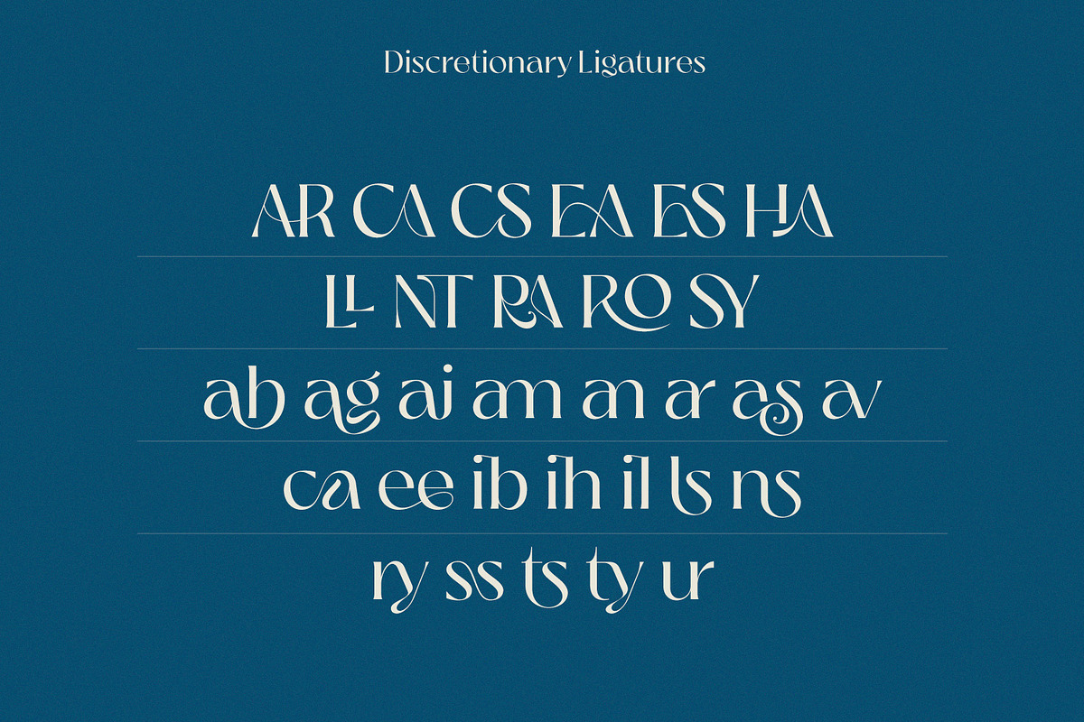 Minty Breeze - Modern Retro Font, a Font by creativemedialab (Photo 9 of 11)