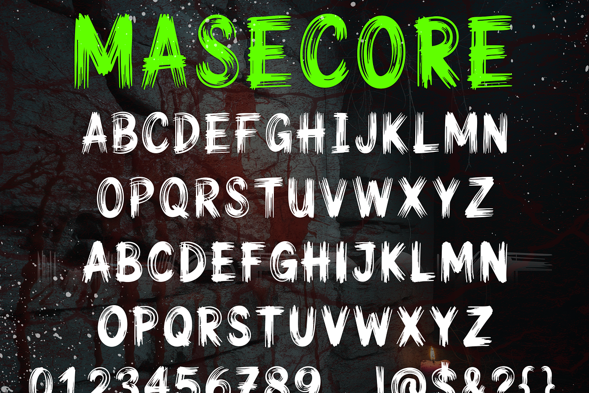 MASECORE, a Font by CCONCEPTLAB (Photo 2 of 2)