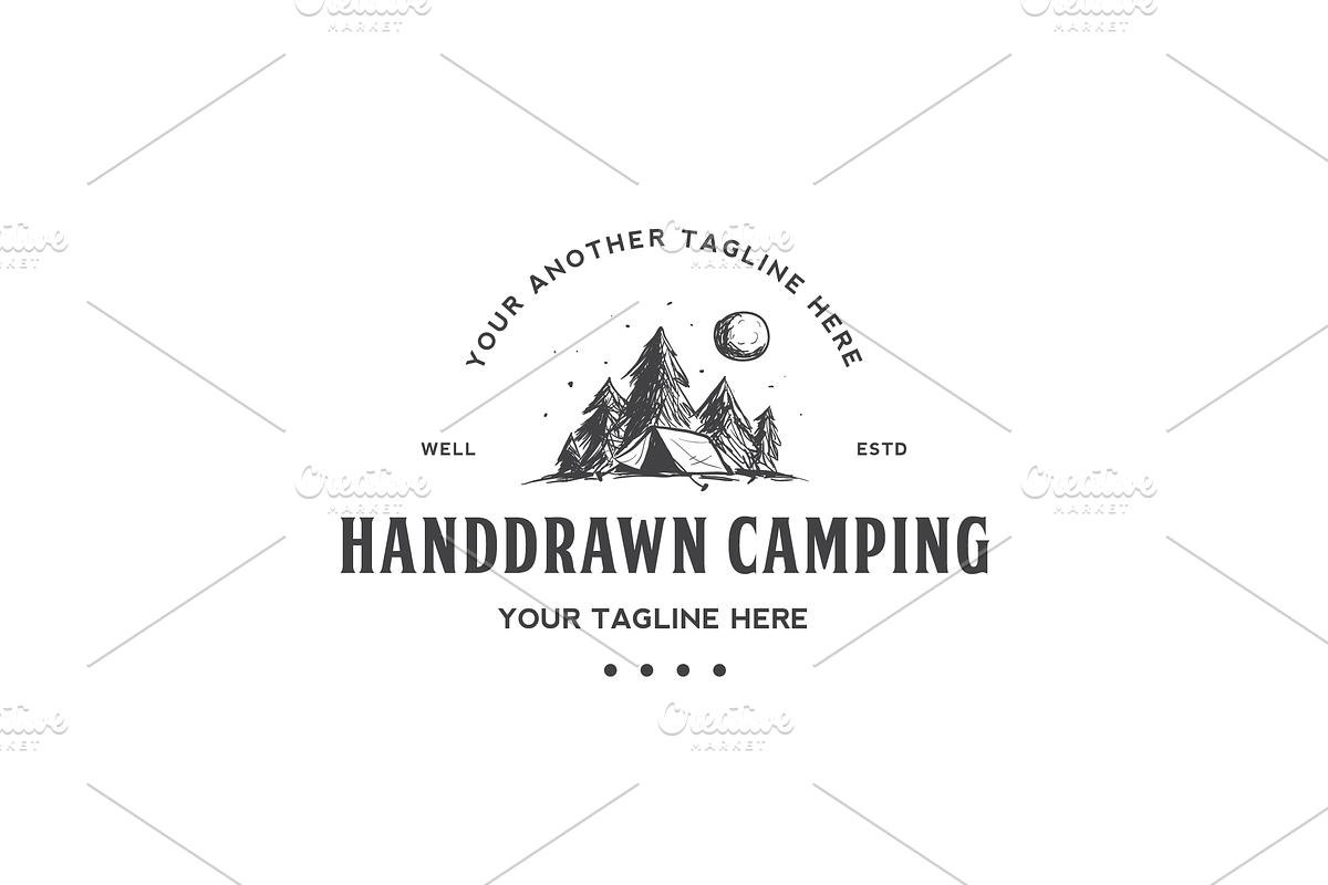 Camp, a Branding & Logo Template by lineandcircle (Photo 1 of 2)