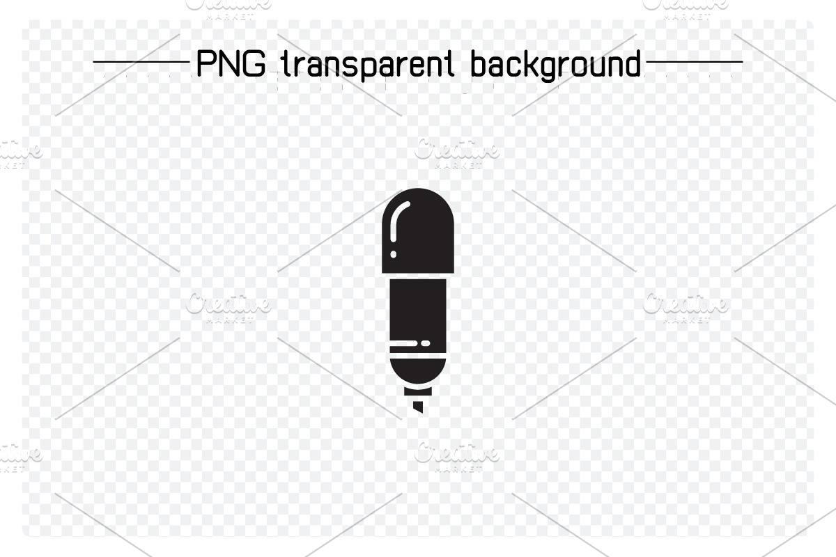 Pen and Writing Tools Icons, a Solid Icon by Designfour (Photo 3 of 7)