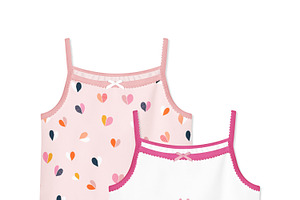 Baby Girl Tank Blouse Mock-ups Set