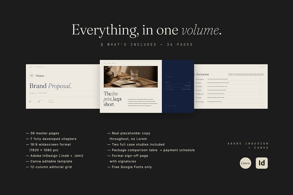 MARGAUX / Brand Proposal Template, a Presentation Template by Leleka.Store (Photo 3 of 16)