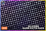 2D Icons - Game Picto Pack, a Solid Icon by LAYERLAB (Thumbnail 1 of 12)