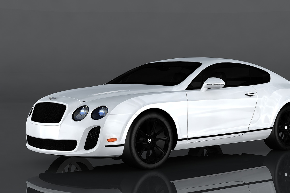 2010 Bentley Continental Supersports, a Cars & Vehicle 3D Model by valtriiu (Photo 1 of 12)