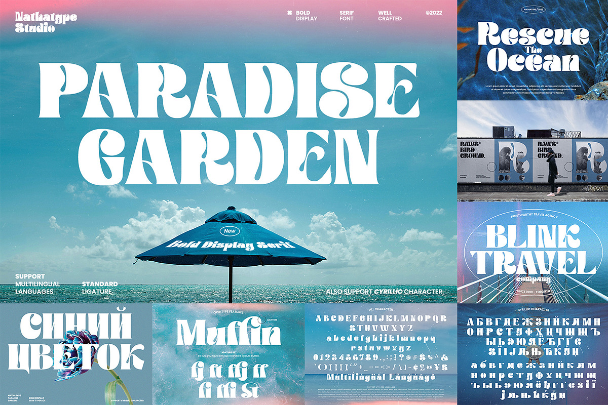 Modern Display Font Bundle 3, a Script Font by Nathatype (Photo 10 of 12)