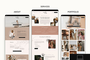 Squarespace 7.1 Boho Babe