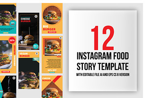 Instagram Food Story Template