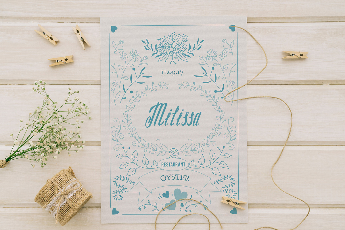 Milissa story script font preview 3