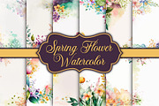 Spring Flower Watercolor, an Illustration by Gemstone (Thumbnail 1 of 4)