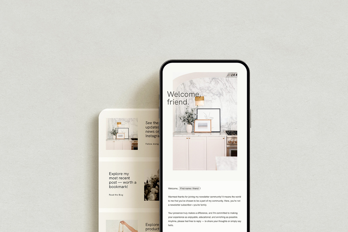 Flodesk Newsletter Templates, a Templates & Theme by Coastal Template Co. (Photo 2 of 3)