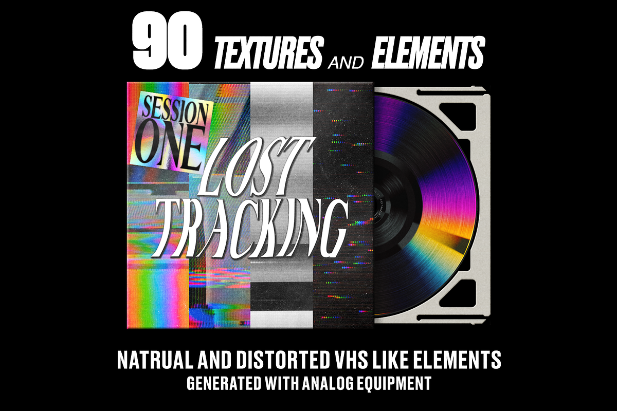 80 VHS Textures - LOST_TRACKING, a Texture Graphic by Zomb (Photo 2 of 5)