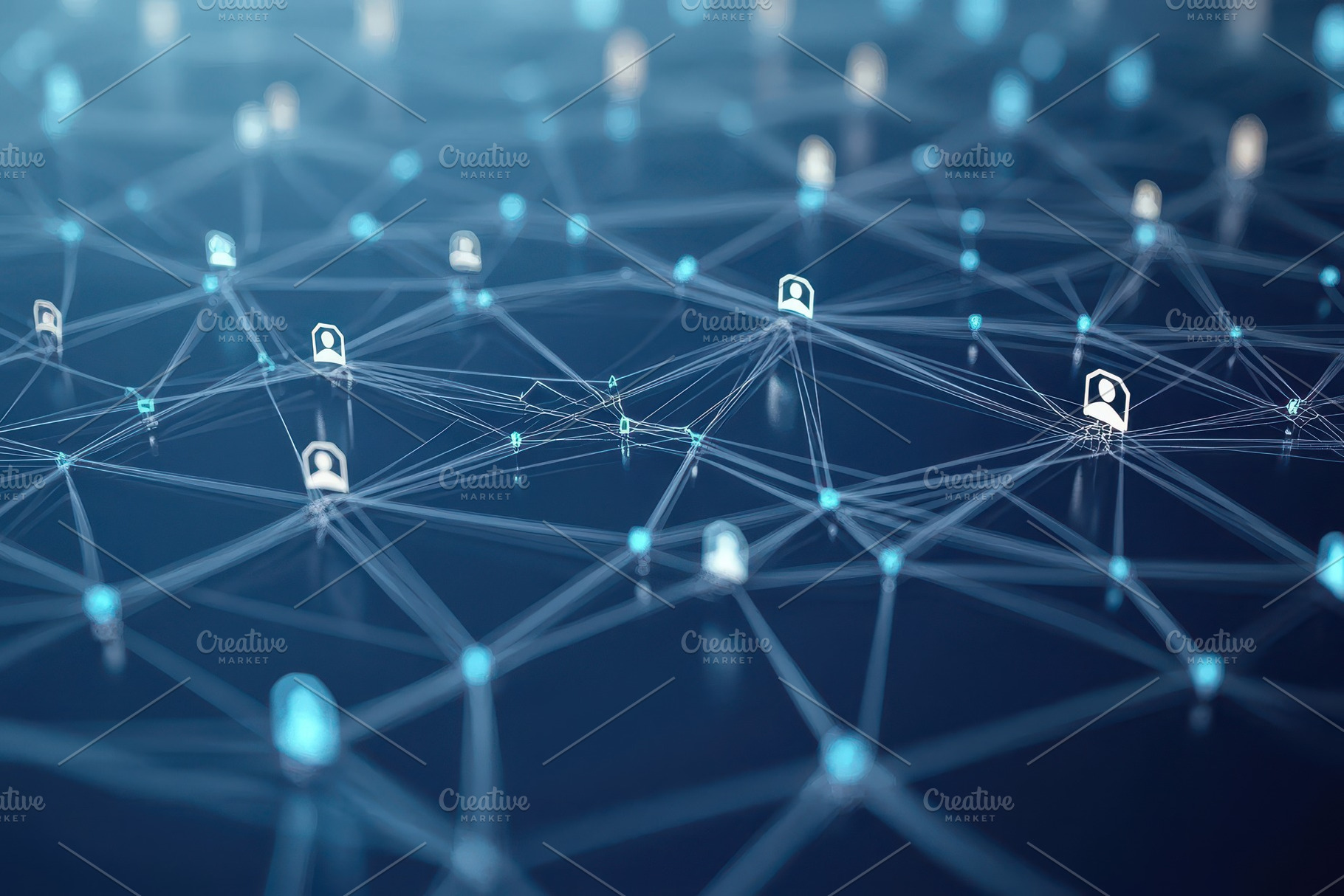 Connecting digital networks with ico, a Photo by Iftikhar Alam
