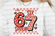 Six Seven Valentine Sublimation PNG, an Illustration by OK Design (Thumbnail 2 of 4)