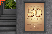 Gold Church Anniversary Flyer, a Flyer Template by SeraphimChris (Thumbnail 7 of 11)