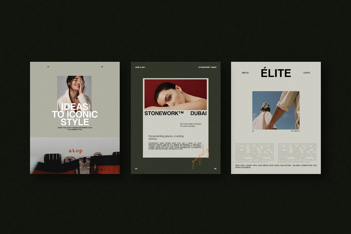 ZAVI | Instagram Post & Story (I), a Social Media Template by The Aesthetic Studio (Photo 5 of 10)