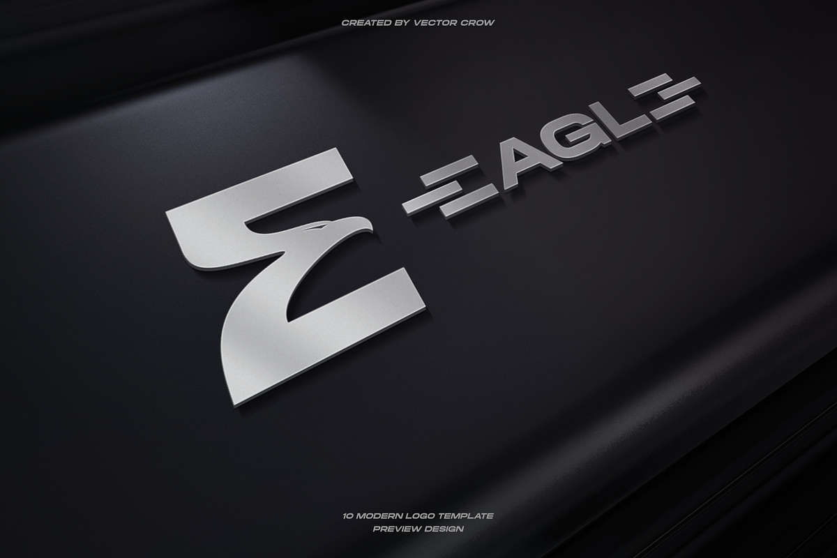 Eagle Letter E Logo Bundle, a Branding & Logo Template by VectorCrow (Photo 15 of 16)