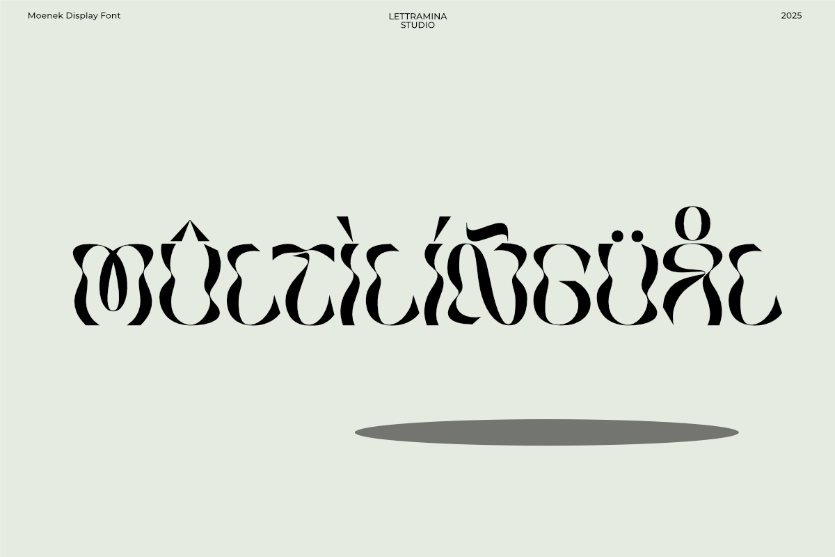 Mornek - Experimental Typeface, a Blackletter Font by Lettramina Studio (Photo 10 of 10)