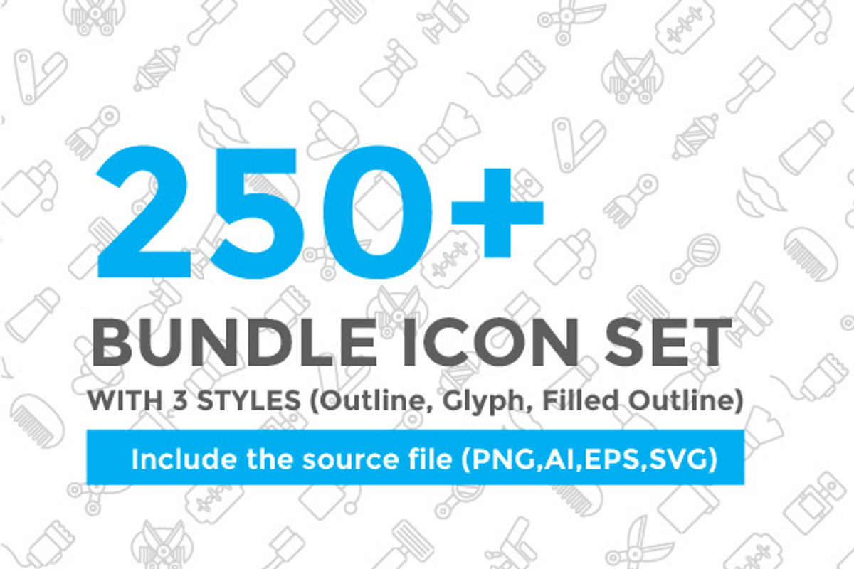 250+ Bundle Icon set - 90% Off, an Icon by Rudez Studio (Photo 1 of 14)