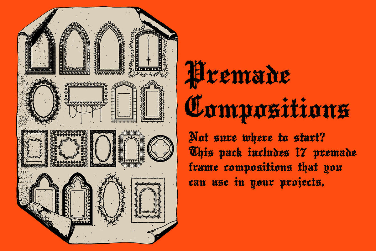 Cursed Illustrator Brushes, a Brush Add-On by MiksKS (Photo 11 of 24)