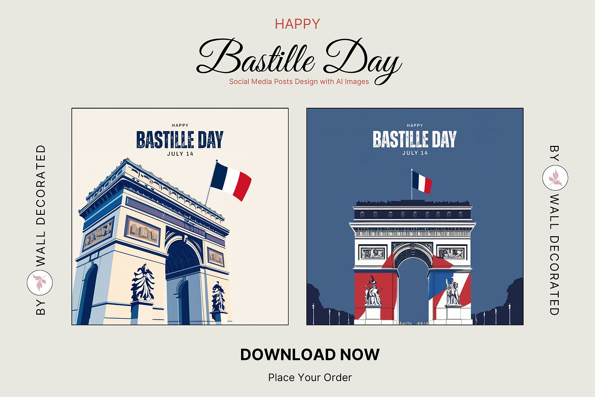 20 Bastille Day Images Wallpapers, a Print Template by Walldecorated (Photo 6 of 10)