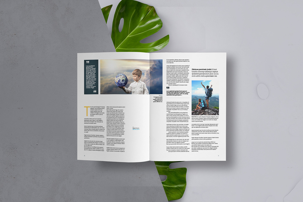 Newsletter, a Brochure Template by Ahsanjaya