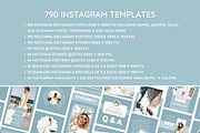 Blue Instagram Mega Bundle, a Social Media Template by SunshineStudioBoutique (Thumbnail 3 of 9)