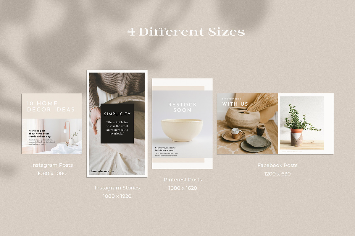 Minimalist Social Media Pack | CANVA, a Social Media Template by Lyrata Studio (Photo 12 of 15)
