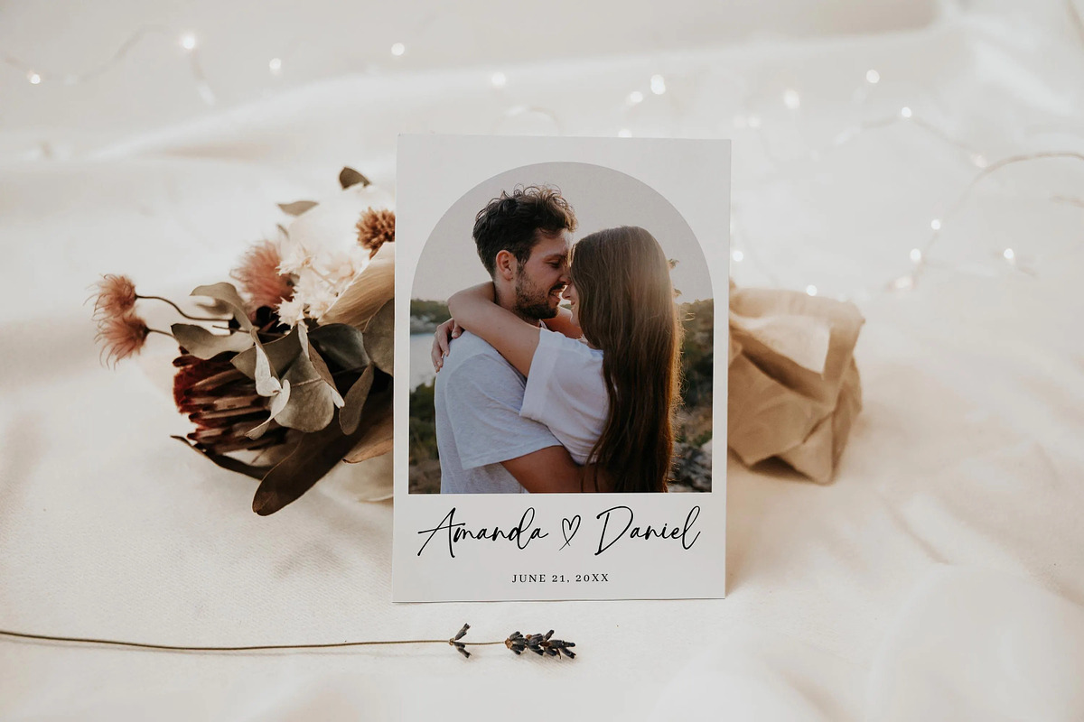Editable Minimalist Wedding Invite, an Invitation Template by LucaTheme (Photo 3 of 6)