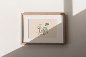 Palm Tree Set: Graphics & Patterns