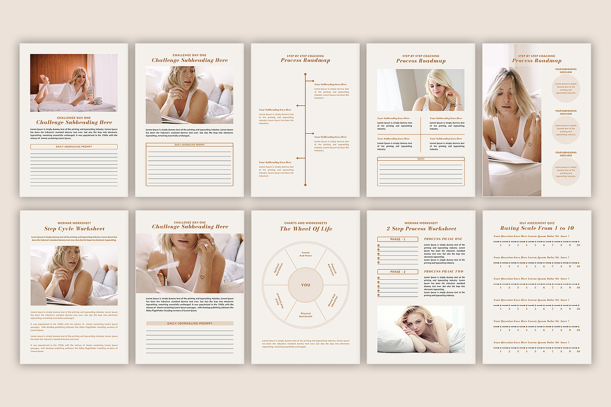 CANVA Elegant Workbook Template, a Print Template by DesignByStore (Photo 8 of 10)