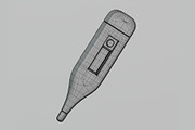 Digital Medical Thermometer, an Object 3D Model by fahad121 (Thumbnail 8 of 8)