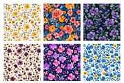 Floral Mother's Day Patterns, an Illustration by SinaCreation (Thumbnail 5 of 5)