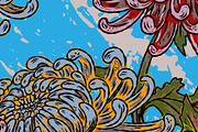 Chrysanthemum Maximalist Floral, a Pattern Graphic by NayaChu (Thumbnail 9 of 9)