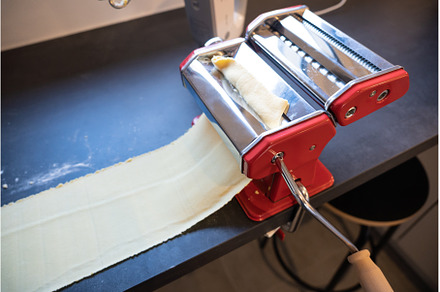 Making Pasta with Pasta Machine