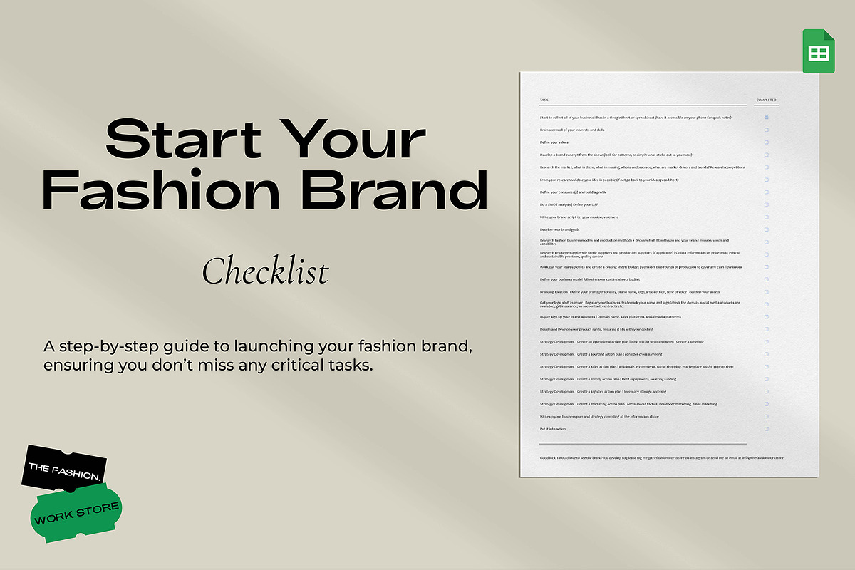 Fashion Project Management Bundle, a Templates & Theme by The Fashion Work Store (Photo 6 of 9)