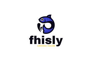 Fishly Simple Mascot Logo, a Branding & Logo Template by Artnivora.Std