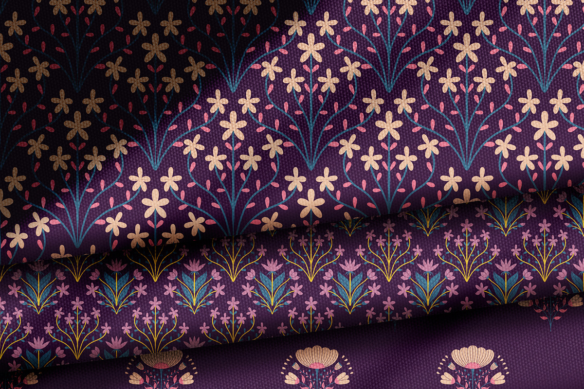 Bohemian Floral Pattern Collection, a Graphic by Asya Melkonyan Patterns (Photo 14 of 15)